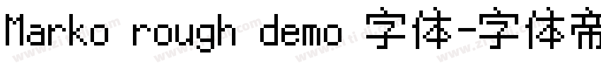 Marko rough demo 字体字体转换